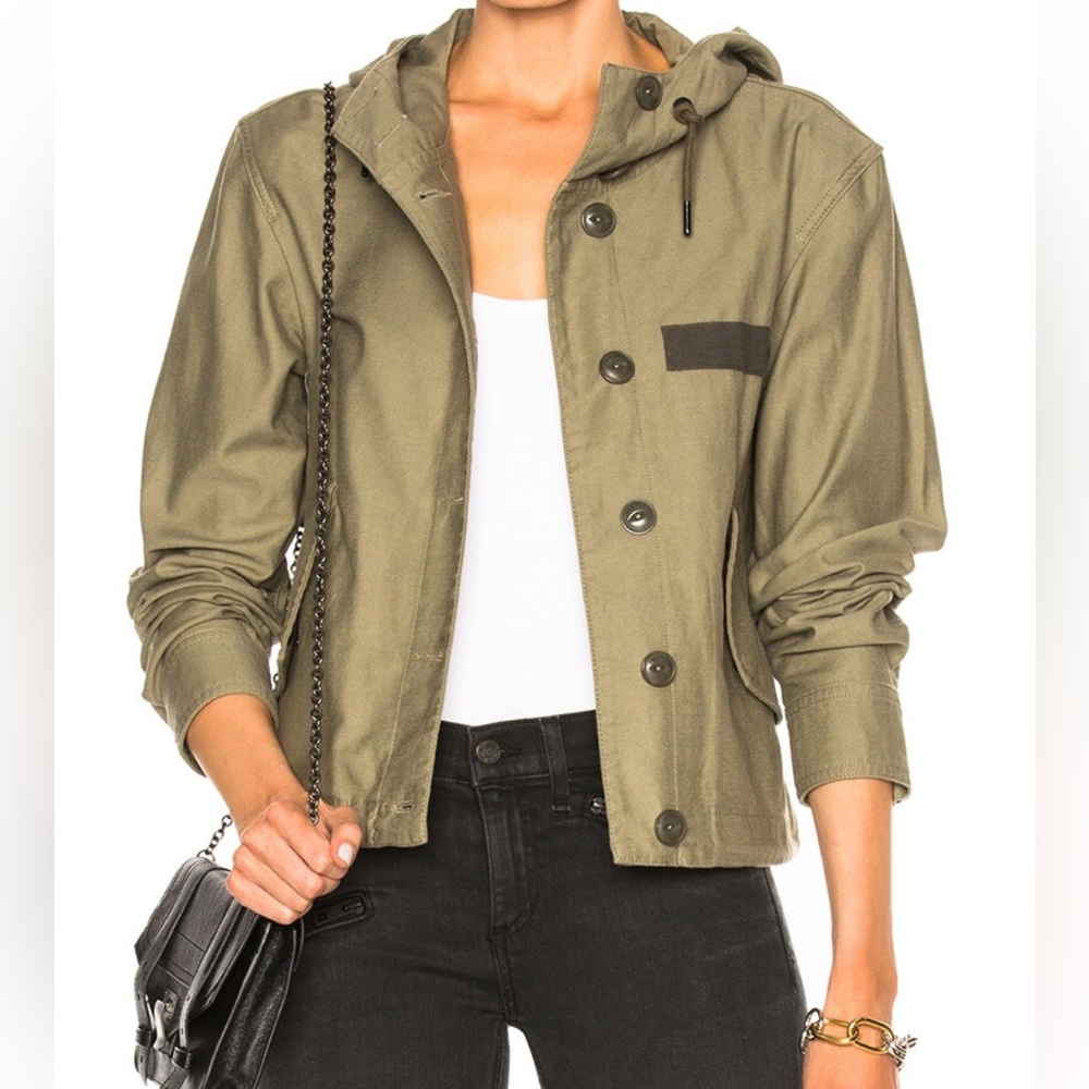 Rag & Bone, green utility jacket, XS